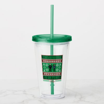 Hawkeye &amp; Kate Bishop Holiday Graphic Acrylic Tumbler