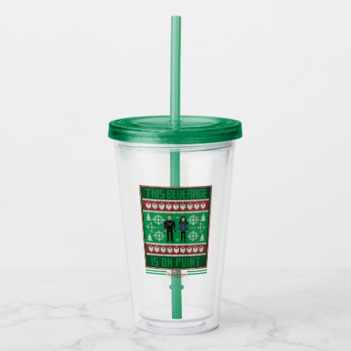 Hawkeye  Kate Bishop Holiday Graphic Acrylic Tumbler