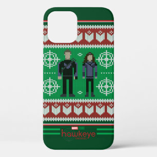 Hawkeye & Kate Bishop Holiday Graphic iPhone 12 Case