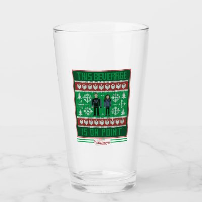 Hawkeye &amp; Kate Bishop Holiday Graphic Glass