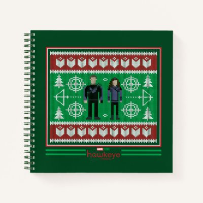 Hawkeye &amp; Kate Bishop Holiday Graphic Notebook