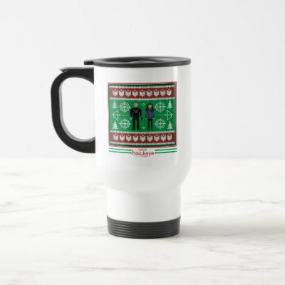 Hawkeye &amp; Kate Bishop Holiday Graphic Travel Mug