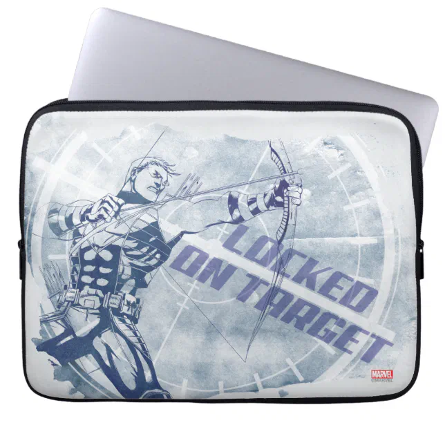 Hawkeye Locked On Target Laptop Sleeve Zazzle