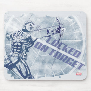 Hawkeye Locked On Target Mouse Pad