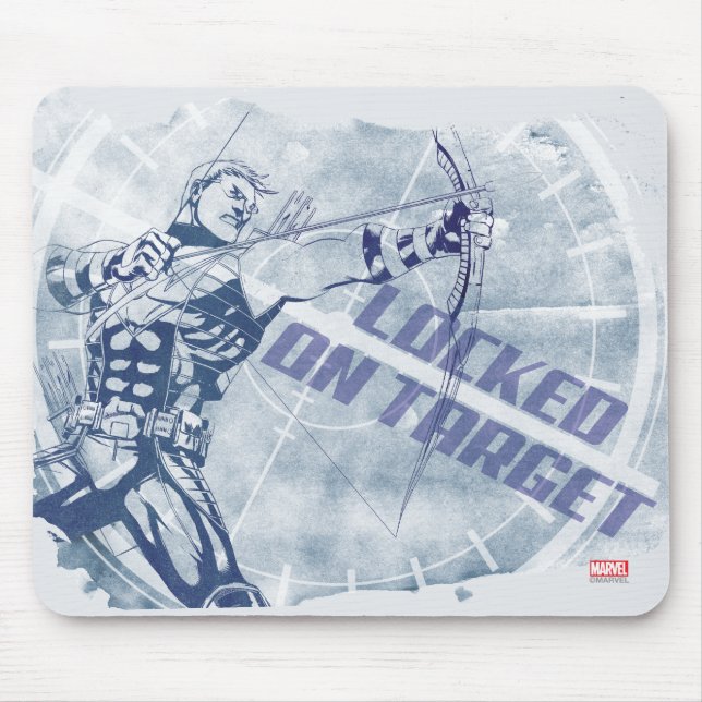 Hawkeye Locked On Target Mouse Pad (Front)