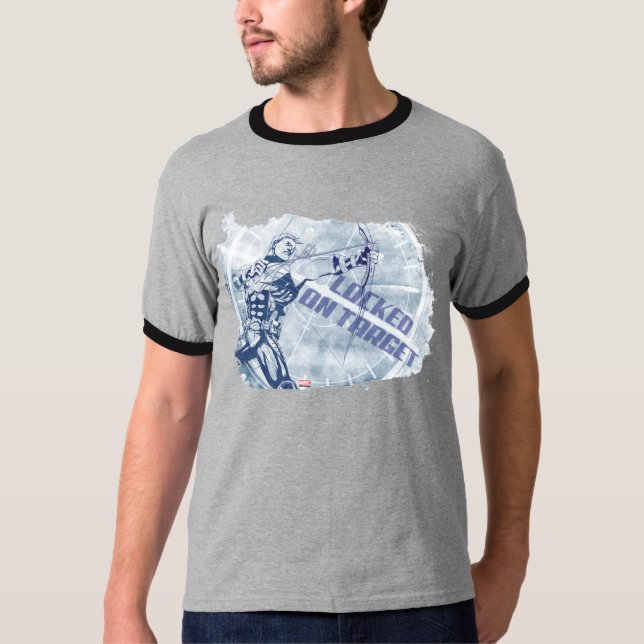 Hawkeye Locked On Target T-Shirt (Front)