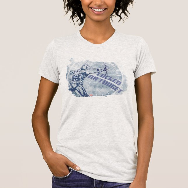 Hawkeye Locked On Target T-Shirt (Front)