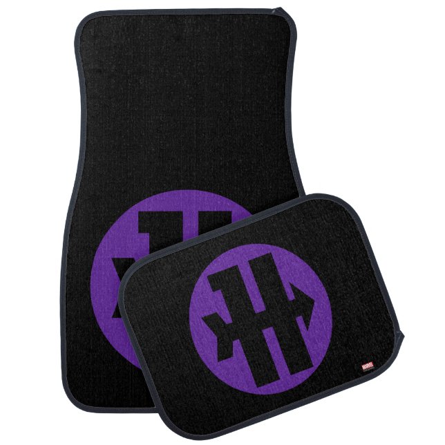 Hawkeye On Target Logo Car Mat (Set)
