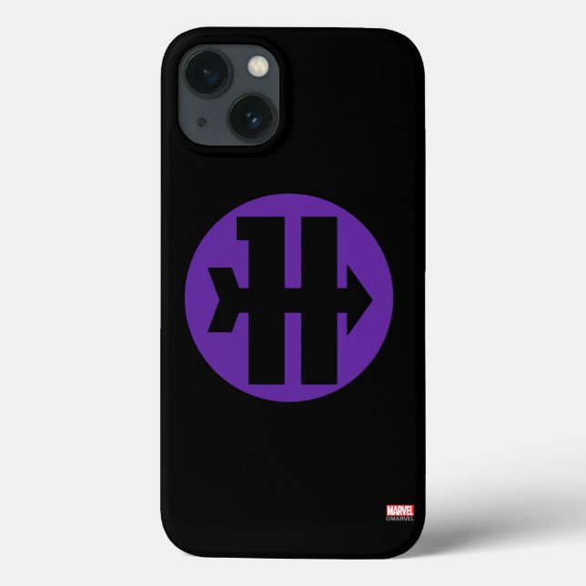 Hawkeye On Target Logo Case-Mate iPhone Case (Back)