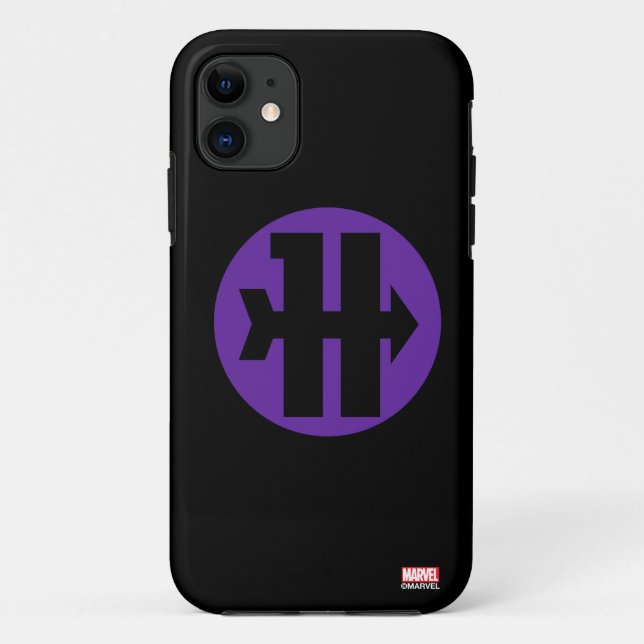 Hawkeye On Target Logo Case-Mate iPhone Case (Back)