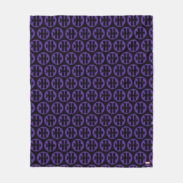 Hawkeye On Target Logo Fleece Blanket (Front)