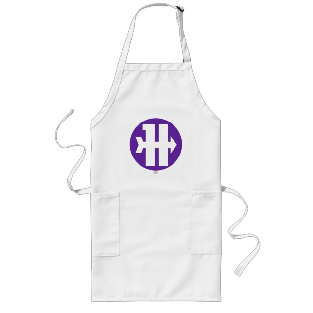 Hawkeye On Target Logo Long Apron (Front)