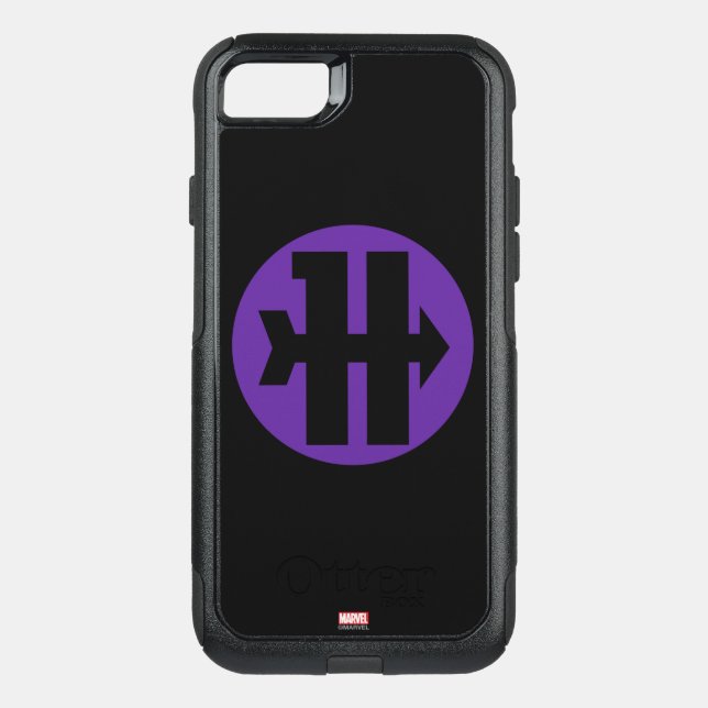 Hawkeye On Target Logo Otterbox iPhone Case (Back)