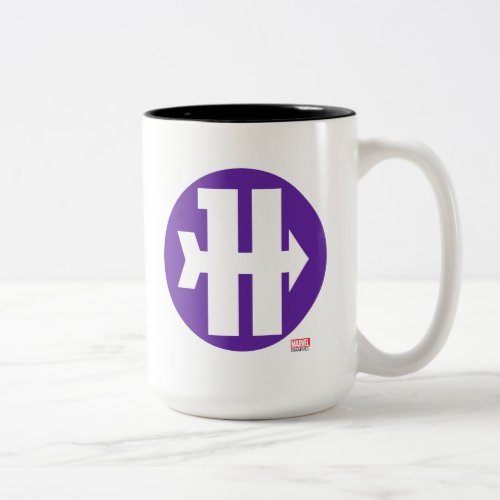 Hawkeye On Target Logo Two_Tone Coffee Mug