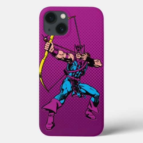 Hawkeye Retro Character Art iPhone 13 Case