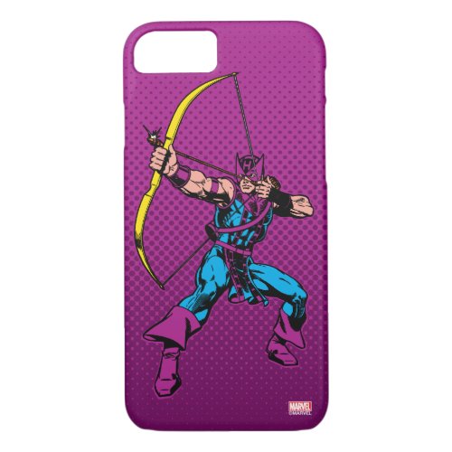 Hawkeye Retro Character Art iPhone 87 Case