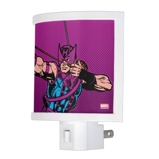 Hawkeye Retro Character Art Night Light (Left)