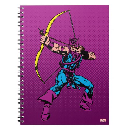 Hawkeye Retro Character Art Notebook