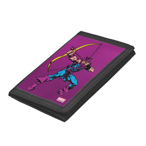 Hawkeye Retro Character Art Trifold Wallet