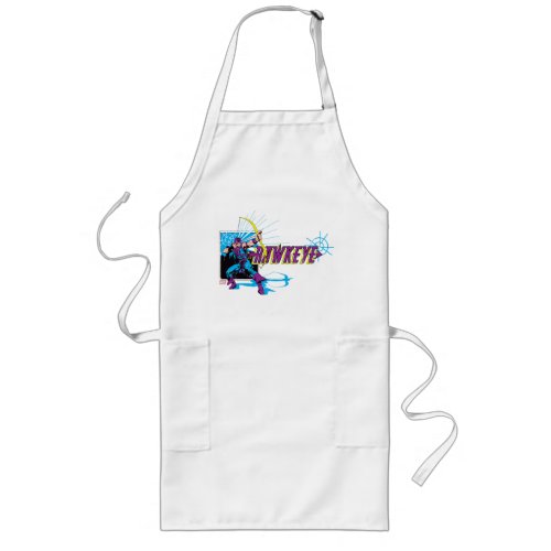 Hawkeye Retro Comic Graphic Long Apron