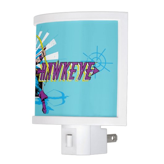 Hawkeye Retro Comic Graphic Night Light (Left)