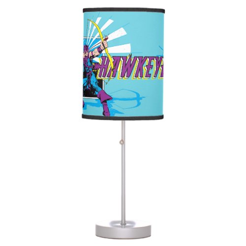 Hawkeye Retro Comic Graphic Table Lamp