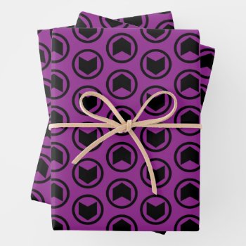 Hawkeye Retro Icon Wrapping Paper Sheets by marvelclassics at Zazzle