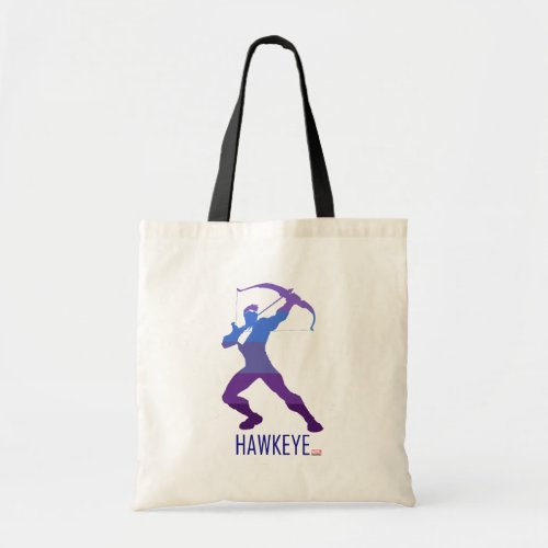 Hawkeye Silhouette Color Block Tote Bag