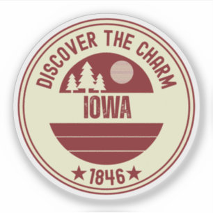 Hawkeye State - Iowa Gift Idea Sticker