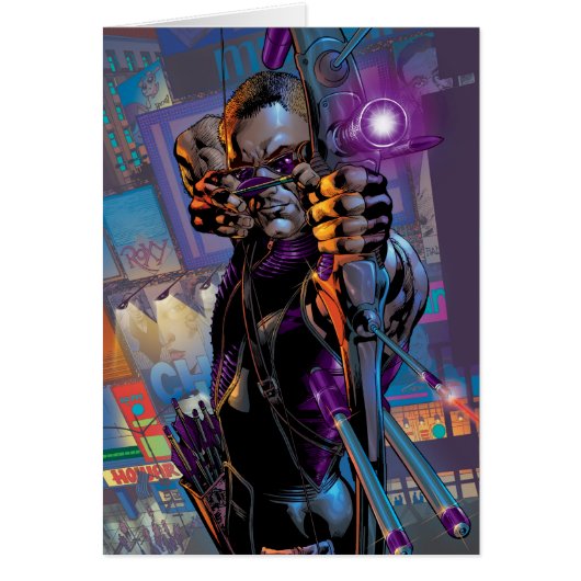 Hawkeye Taking Aim Cards (Front)