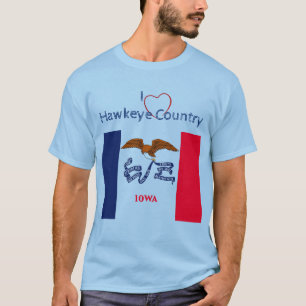 Hawkeyes Iowa Uni-sex Patriotic T-Shirt