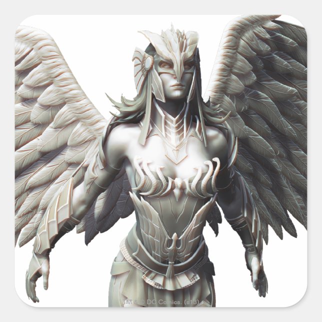 Hawkgirl Alternate Square Sticker (Front)
