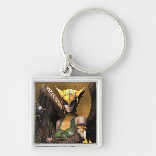 Hawkgirl Keychain (Front)