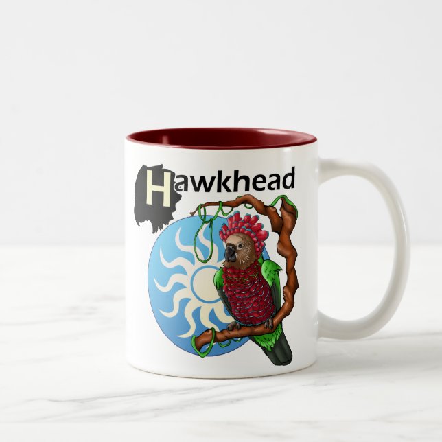 Hawkhead Parrot Mug (Right)