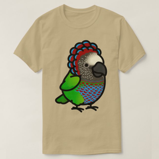 Hawkheaded Redfan Parrot T-Shirt (Design Front)