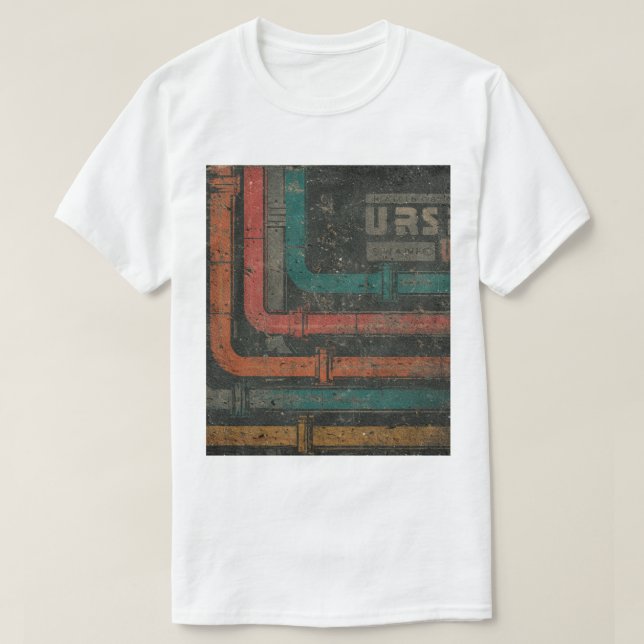 Hawkins 85 Underground Retro Sci-Fi T-Shirt – Vint (Design Front)