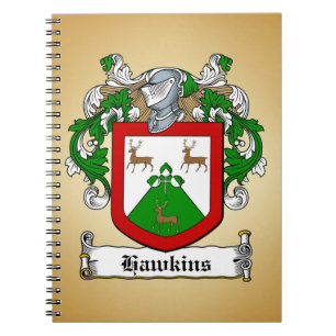 Hawkins Coat of Arms Notebook