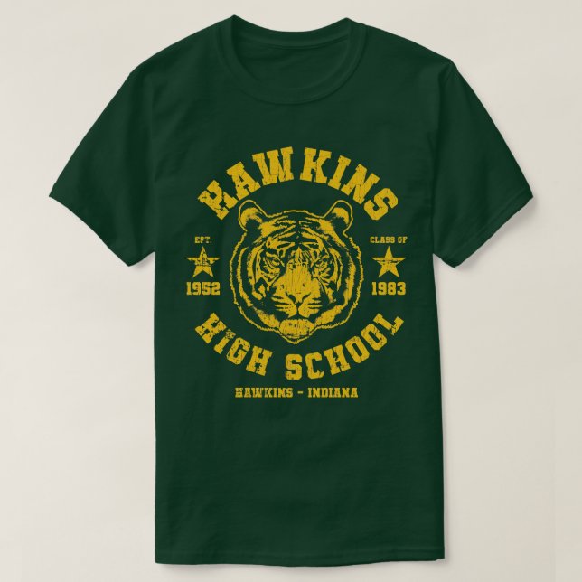 Hawkins High School T-Shirt (Design Front)