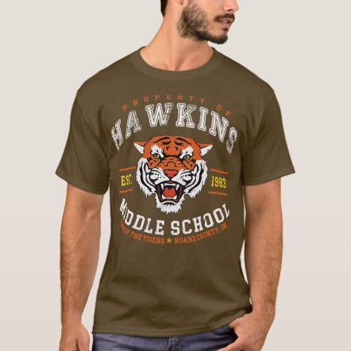 Hawkins Middle School 1983 Color T_Shirt