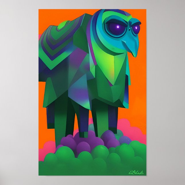 Hawkish Ken Gage Fantasy Poster (Front)