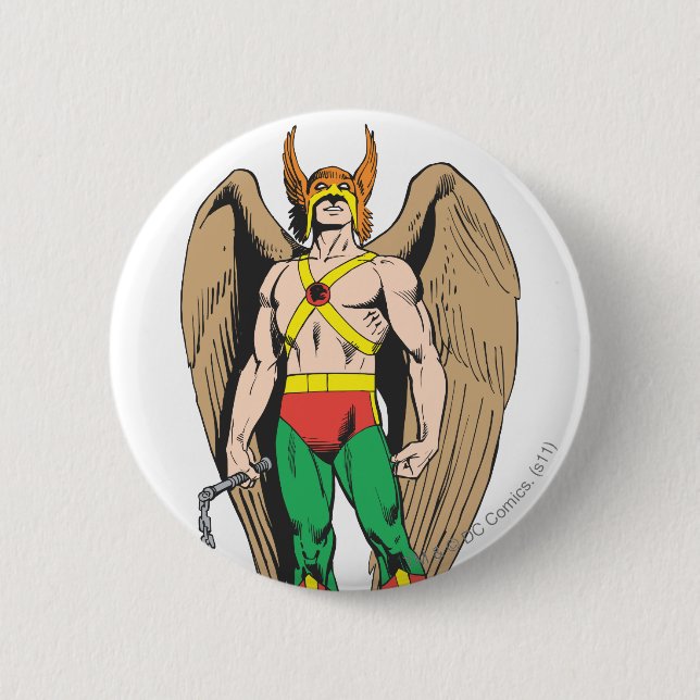 Hawkman Button (Front)