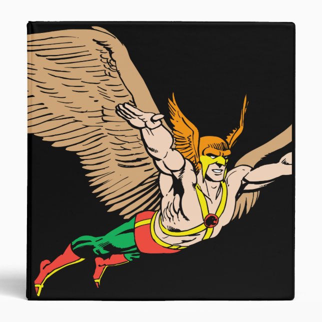 Hawkman Flies 3 Ring Binder (Front)