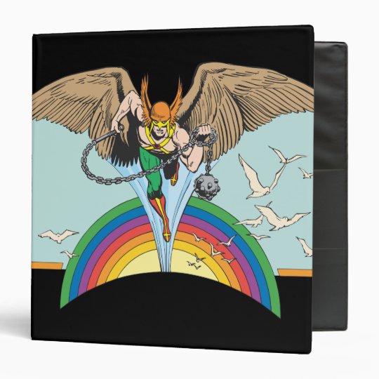 Hawkman Flies Thru Sky Binder