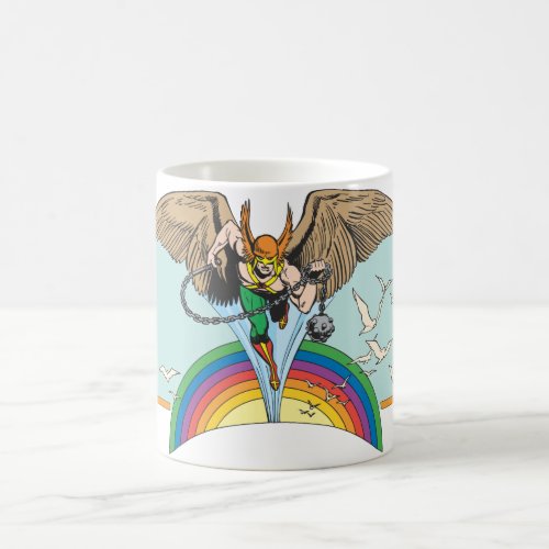 Hawkman Flies Thru Sky Coffee Mug