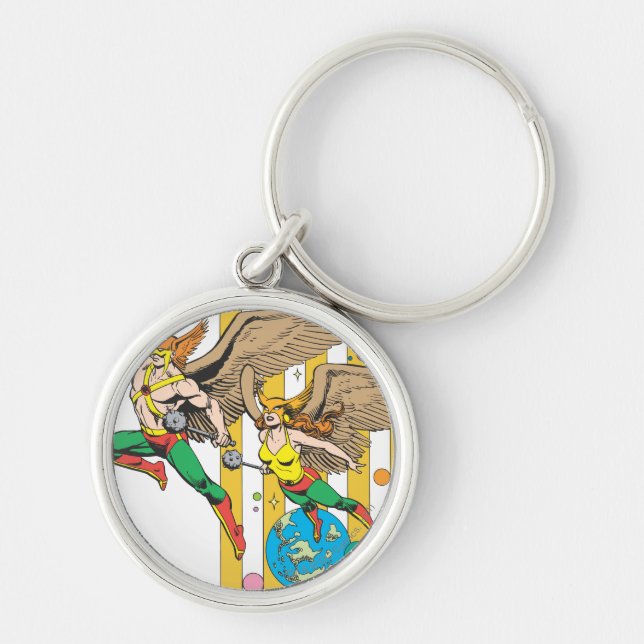 Hawkman & Hawkwoman Keychain (Front)