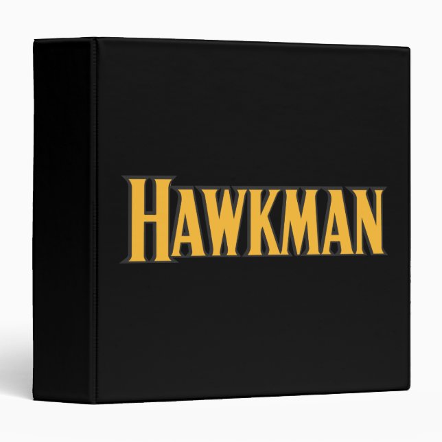 Hawkman Logo 3 Ring Binder (Front/Spine)