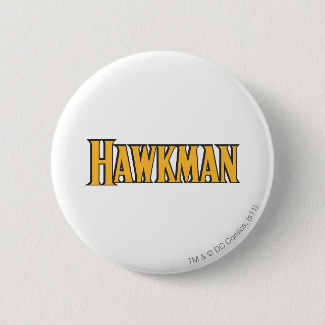Hawkman Logo Pinback Button (Front)