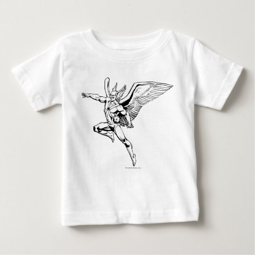 Hawkman Soaring Outline Baby T_Shirt