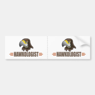 HAWKS - Birds, School Sports Team Mascot Bumper Sticker