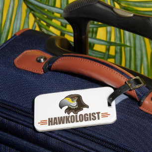 HAWKS - Birds, School Sports Team Mascot Luggage Tag